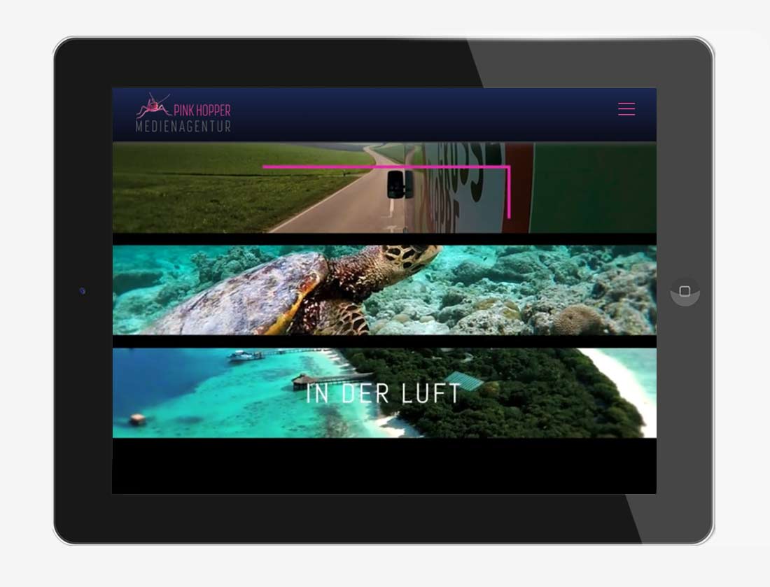 webdesign agentur trier projekt #39 tablet horizontal