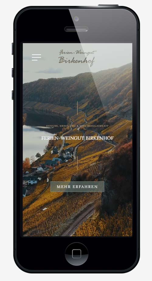 webdesign agentur trier projekt #22 smartphone