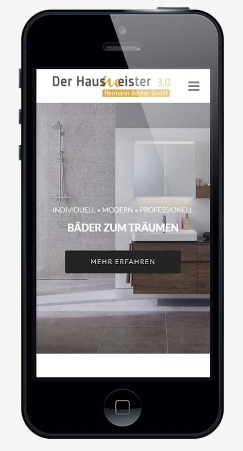 webdesign agentur trier projekt #29 smartphone