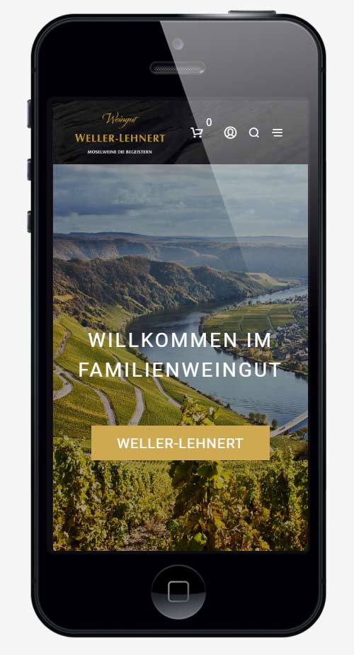 webdesign agentur trier projekt #30 smartphone