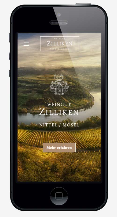 webdesign agentur trier projekt #42 smartphone