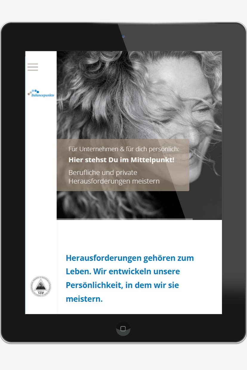 webdesign agentur trier projekt #34 tablet