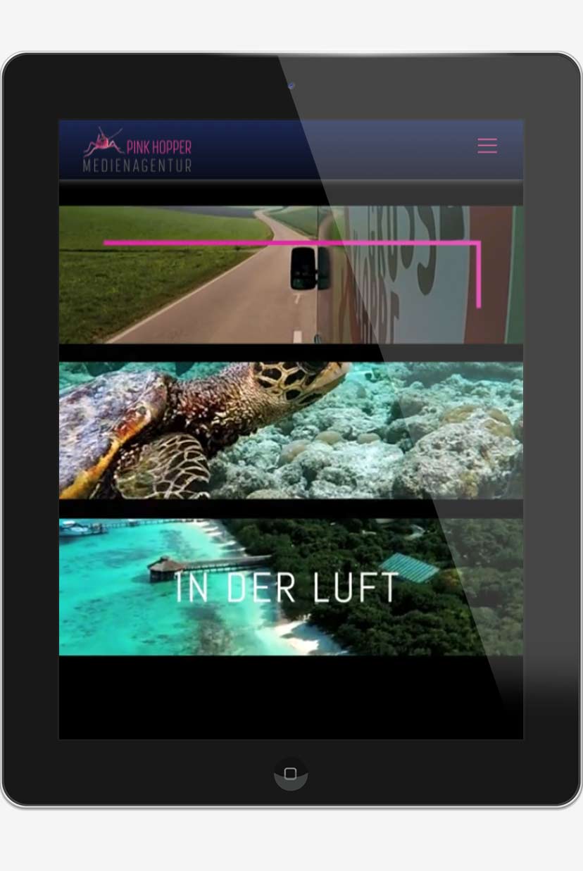 webdesign agentur trier projekt #39 tablet