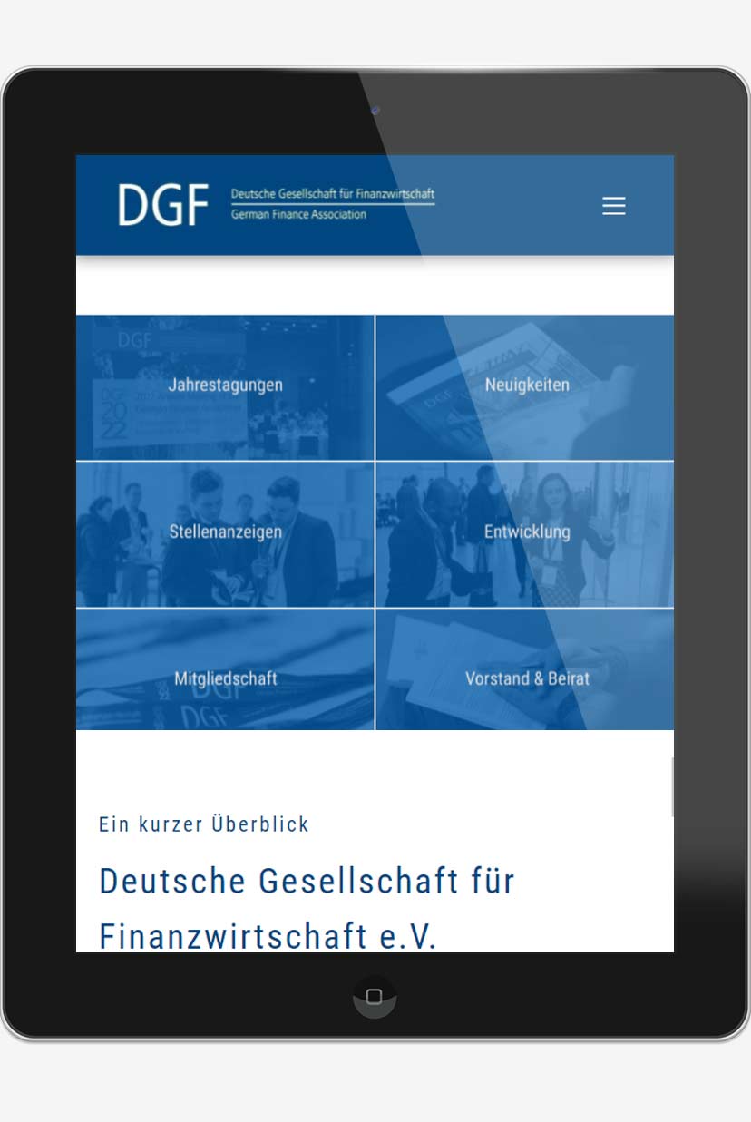 webdesign agentur trier projekt #44 tablet