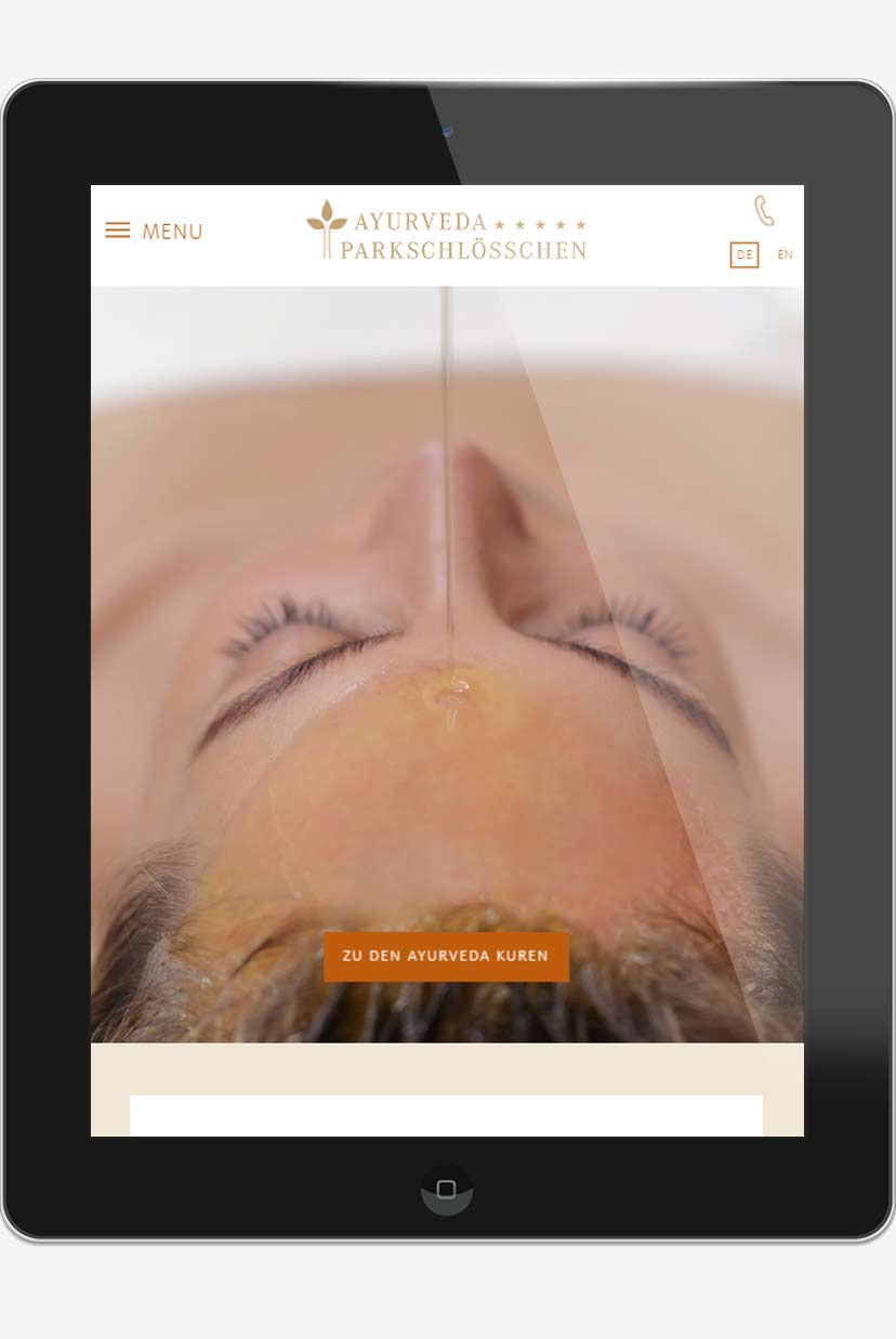 webdesign agentur trier projekt #52 tablet