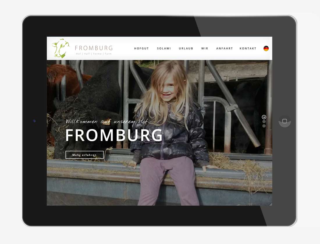 webdesign agentur trier projekt #19 tablet horizontal