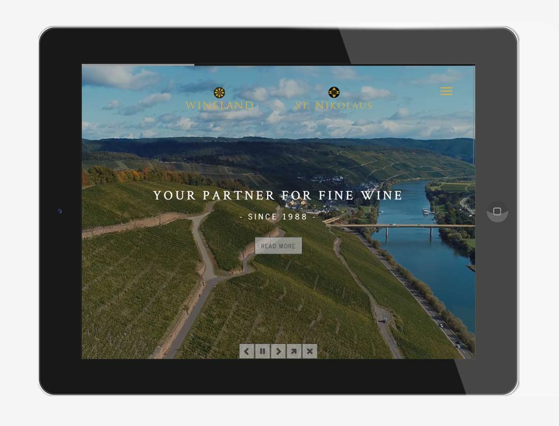 webdesign agentur trier projekt #24 tablet horizontal