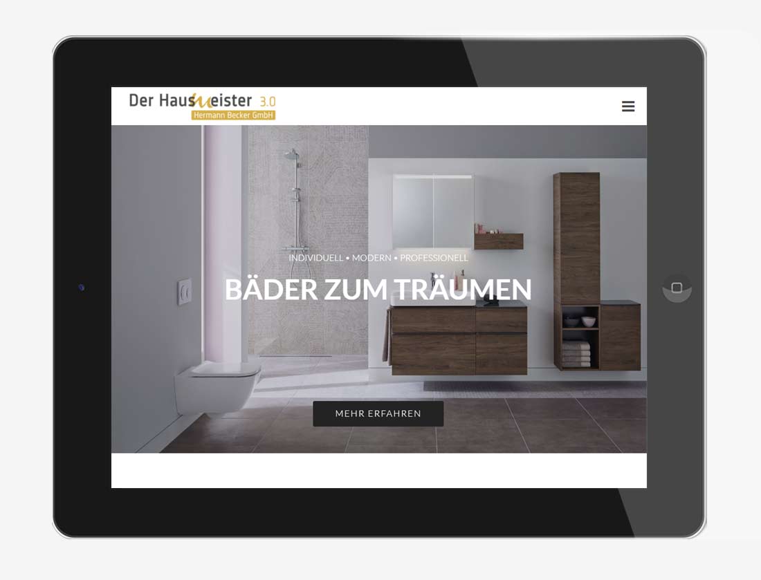 webdesign agentur trier projekt #29 tablet horizontal